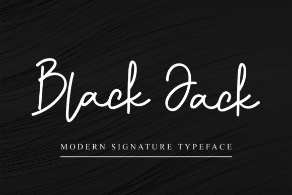 Black Jack: A Handwritten Font for Makers