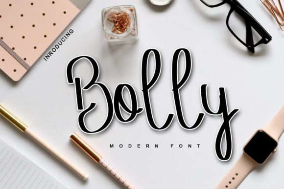 Bolly Font: Elevate Your Handmade Brand with Elegant Script