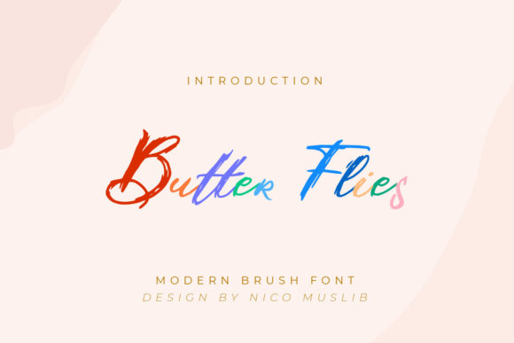 Butter Flies Font: A Modern Script for Branding