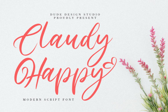 Claudy Happy: A Handwritten Font for Branding