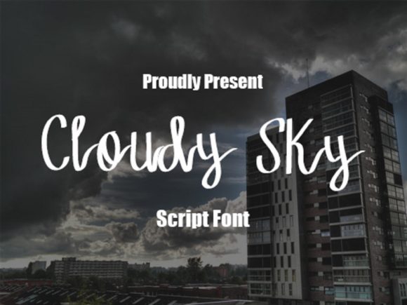 Cloudy Sky: A Handwritten Font for Modern Web Design