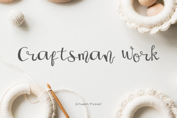 Craftsman Work Font for Modern Web Design