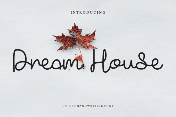 Dream House Font: Elegant Script for Editorial Design
