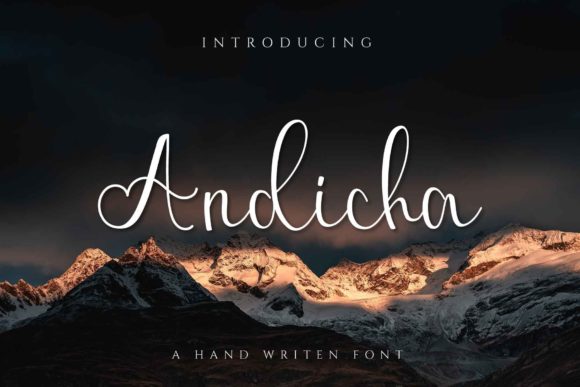 Elevate Your Brand with the Andicha Typeface