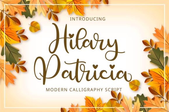 Hilary Patricia Font: Elegant Script for Crafters