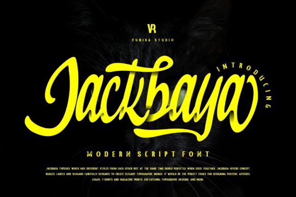 Jackbaya: A Premium Script Font for Campaigns