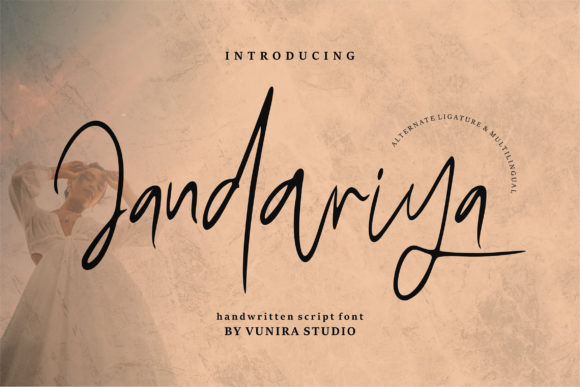 Jandariya: A Relaxed Script Font for Modern Editorial Design