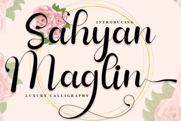 Sahyan Maglin: A Refined Script Font for Web Design