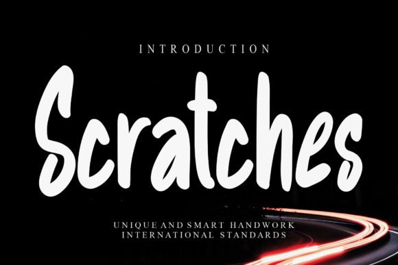 Scratches Font: Bold Handwritten Style for Brands